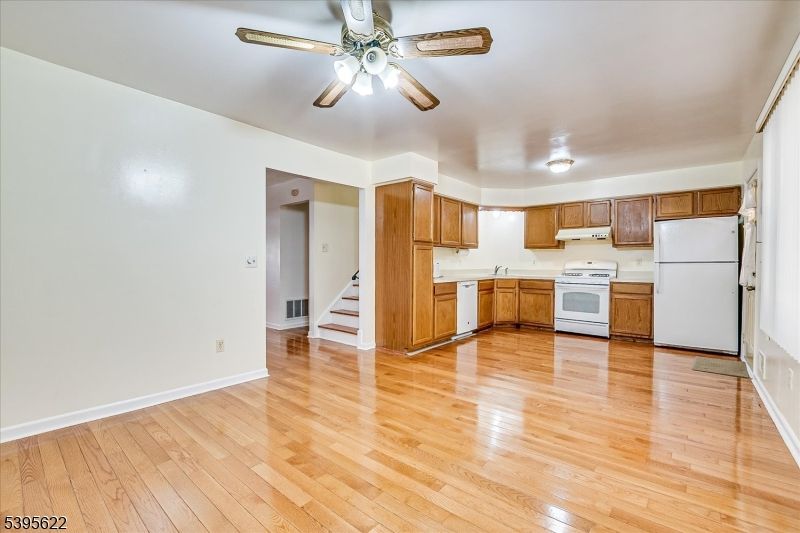 Interior, Kitchen, Wood Texture Flooring