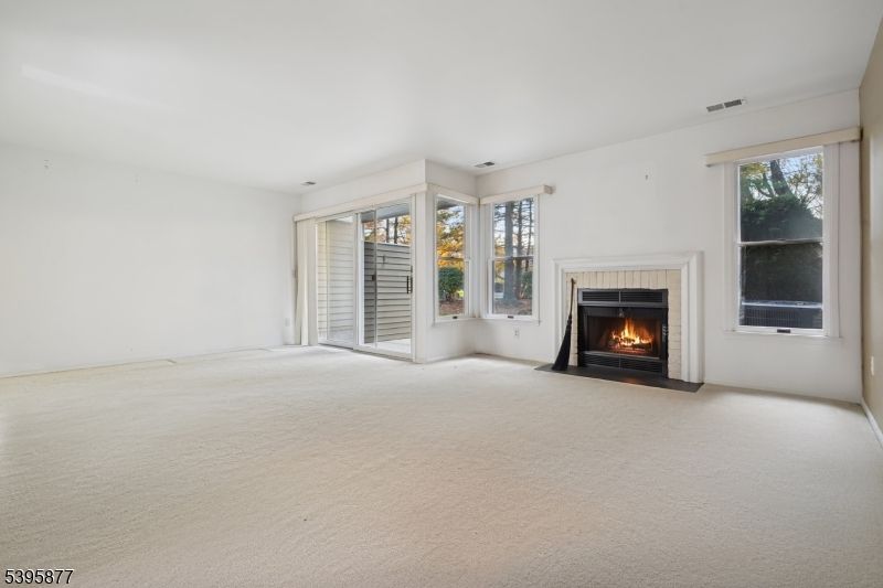 Empty room, Fireplace, Interior
