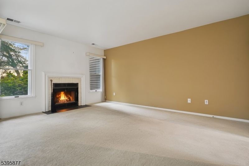 Empty room, Fireplace, Interior