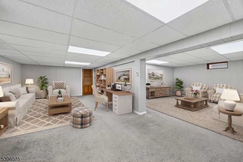 Home Office, Interior, Living room