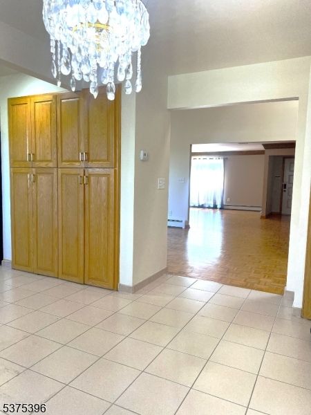 Chandelier, Empty room, Interior, Wood Texture Flooring