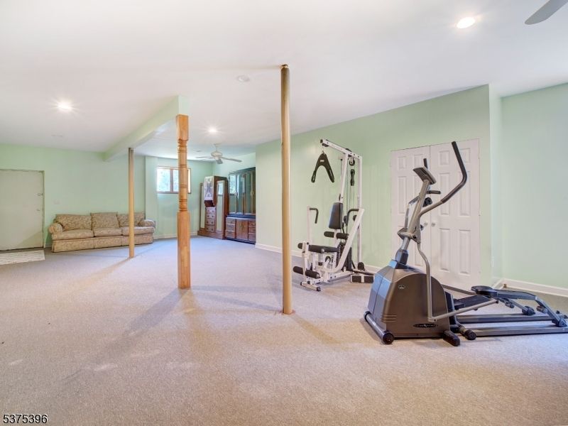 Fitness Equipment, Gym, Interior, Recessed Lighting