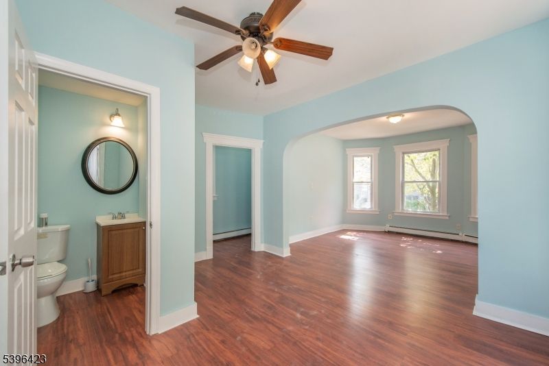 Bathroom, Empty room, Interior, Wood Texture Flooring