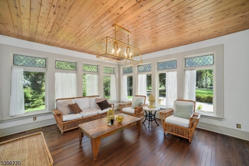 Interior, Living room, Pendant Lights, Wooden Ceilings, Wood Texture Flooring