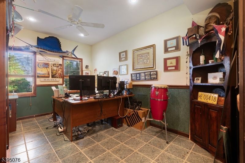 Home Office, Interior, Recessed Lighting