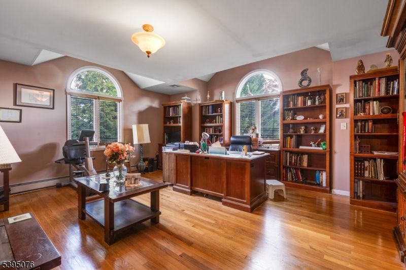 Home Office, Interior, Wood Texture Flooring