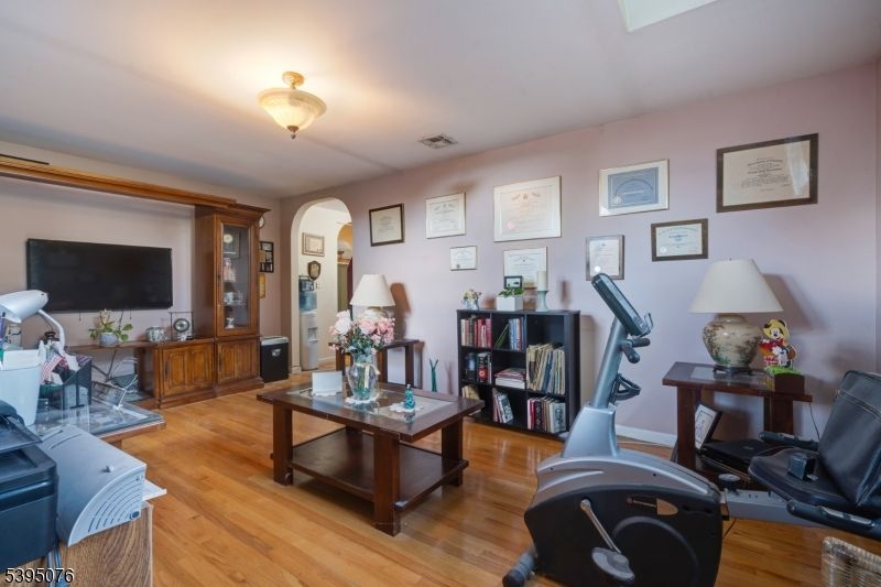 Fitness Equipment, Home Office, Interior, Wood Texture Flooring