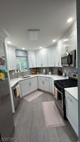 Interior, Kitchen, Recessed Lighting, Stainless Steel Appliances