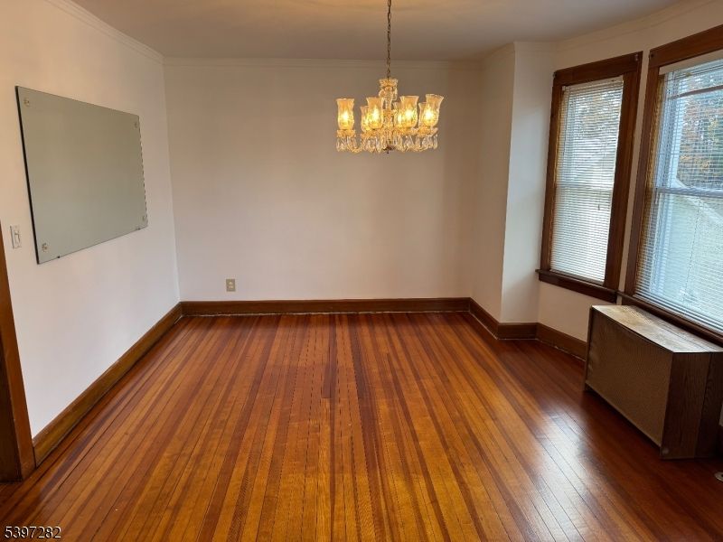 Chandelier, Empty room, Interior, Wood Texture Flooring