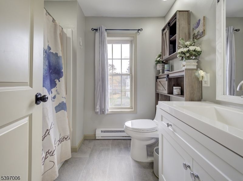 Bathroom, Interior, Recessed Lighting, Wood Texture Flooring