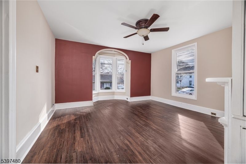 Empty room, Fireplace, Interior, Wood Texture Flooring