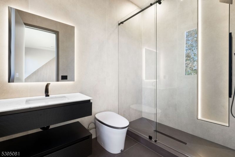 Bathroom, Glass Shower, Interior