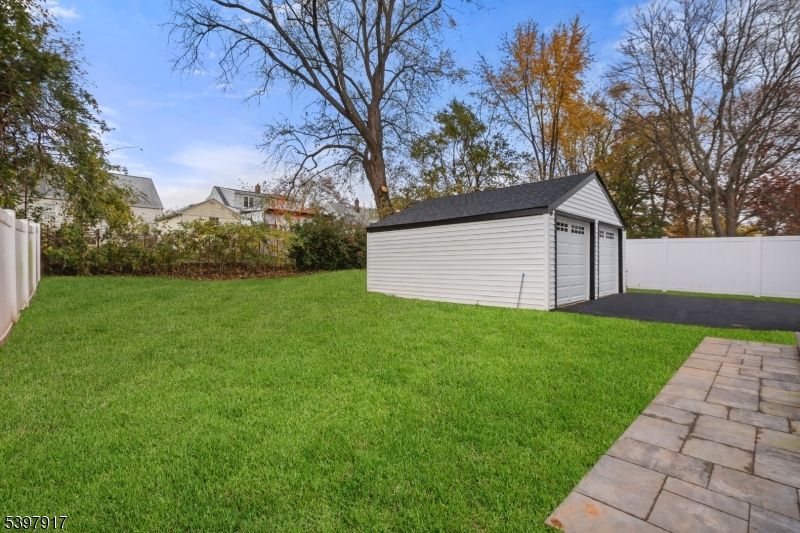 Backyard, Detached Garage, Exterior