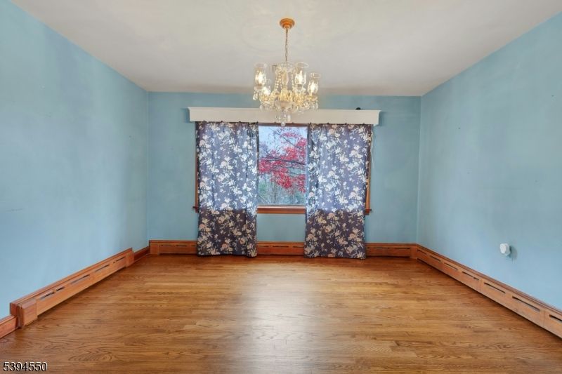 Chandelier, Empty room, Interior, Wood Texture Flooring