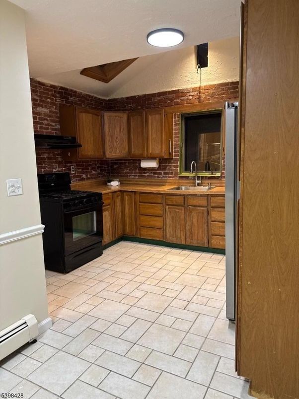 Interior, Kitchen, Stone Walls