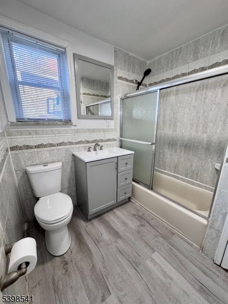 Bathroom, Glass Shower, Interior, Wood Texture Flooring