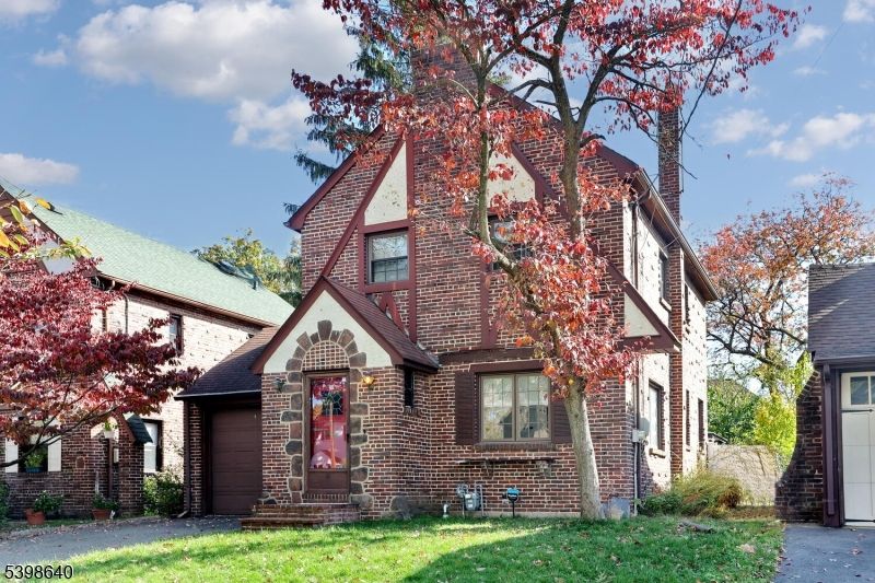 Exterior, Facade, Brick Facade, Tudor Revival