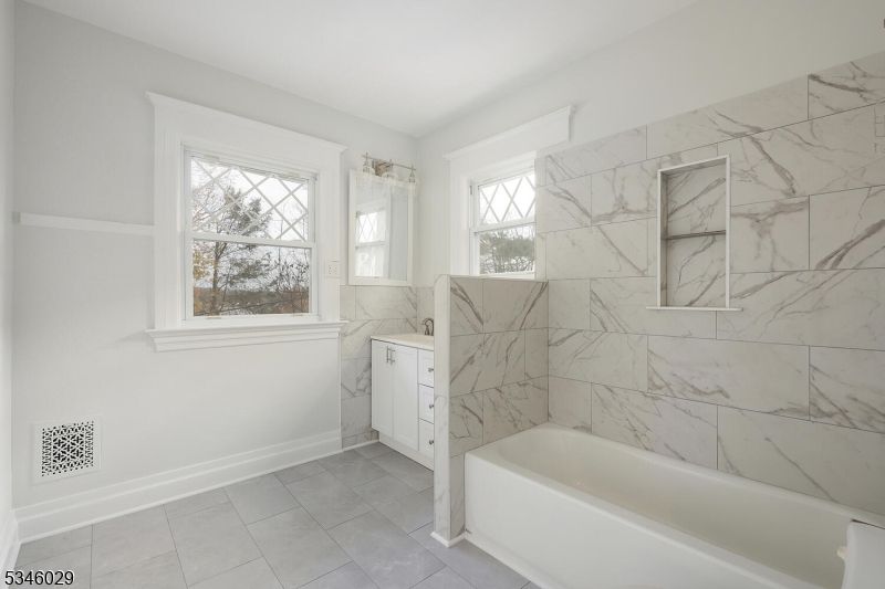 Bathroom, Interior, Marble Walls