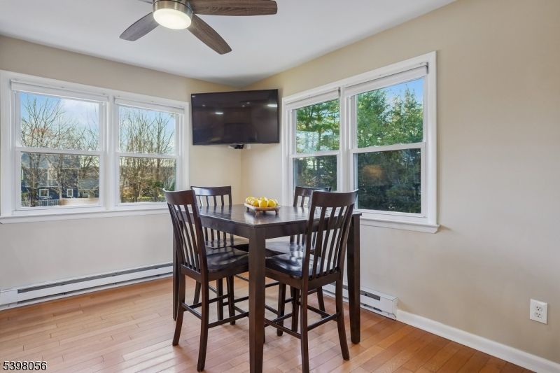 Dining room, Interior, Wood Texture Flooring