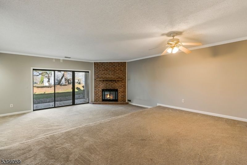 Empty room, Fireplace, Interior, Stone Walls