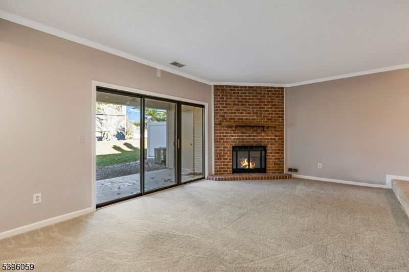 Empty room, Fireplace, Interior, Stone Walls
