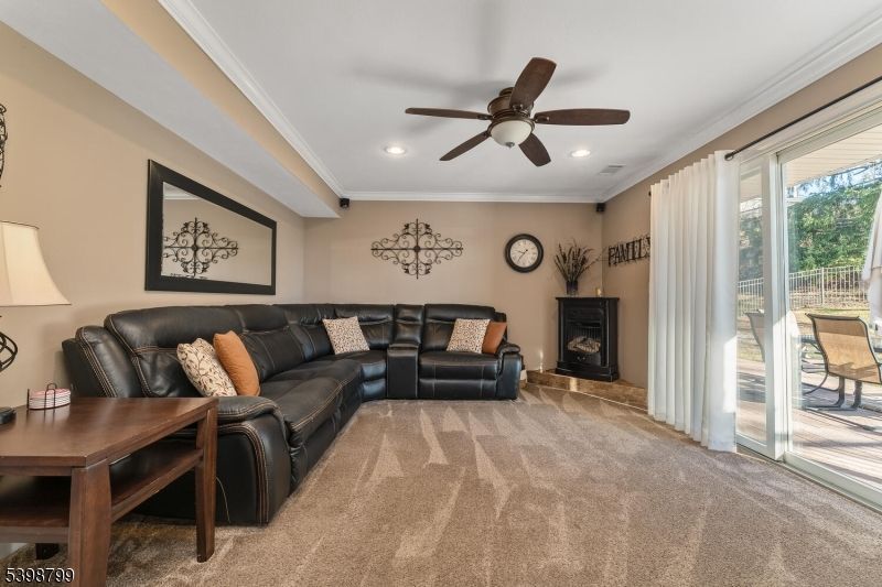 Interior, Living room, Recessed Lighting