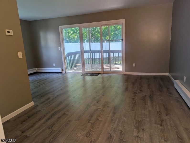 Empty room, Interior, Wood Texture Flooring