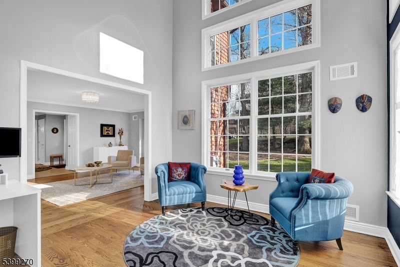 Chandelier, Interior, Living room, Wood Texture Flooring