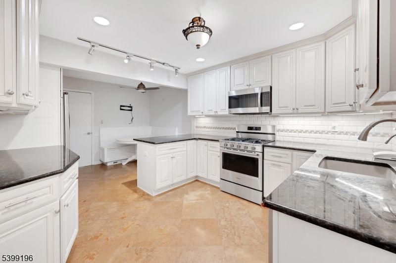 Interior, Kitchen, Recessed Lighting, Stainless Steel Appliances