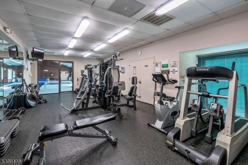 Fitness Equipment, Gym, Interior