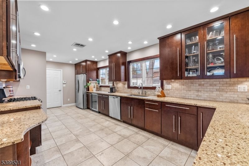 Interior, Kitchen, Recessed Lighting, Stainless Steel Appliances
