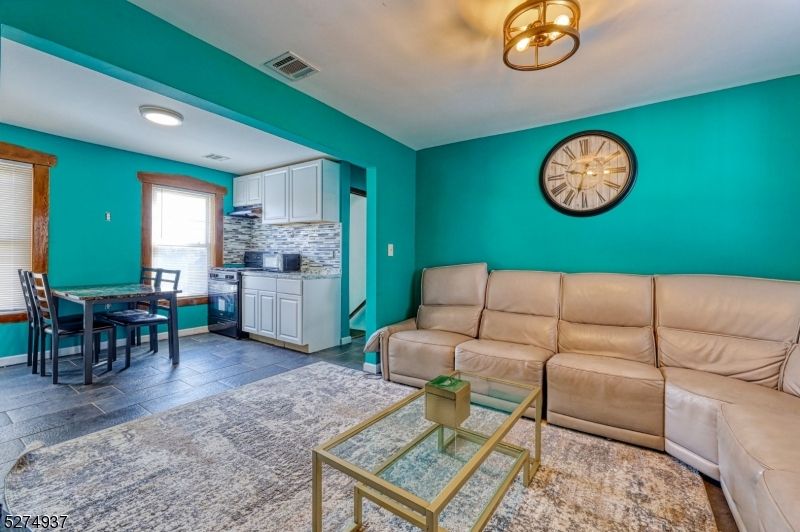 Dining room, Interior, Kitchen, Living room, Recessed Lighting