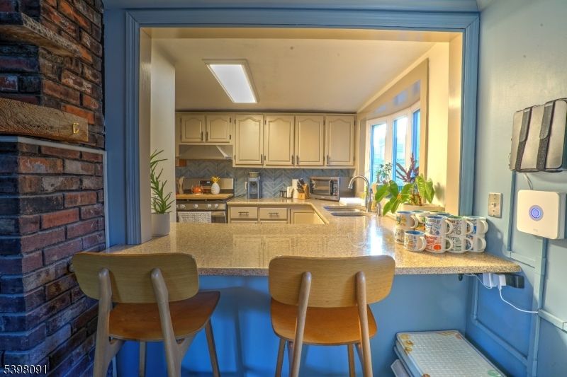 Interior, Kitchen, Stone Walls