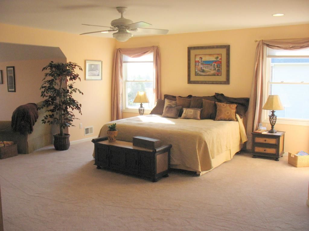 Bedroom, Interior, Recessed Lighting