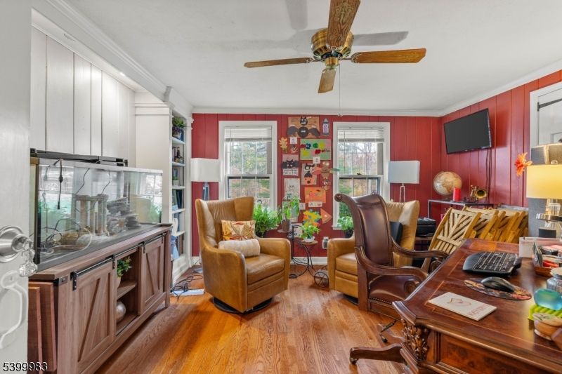 Home Office, Interior, Wood Texture Flooring