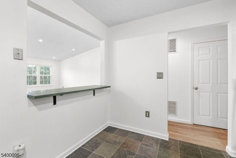 Empty room, Game Room, Interior, Recessed Lighting, Wood Texture Flooring