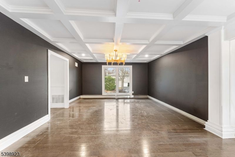 Chandelier, Empty room, Interior