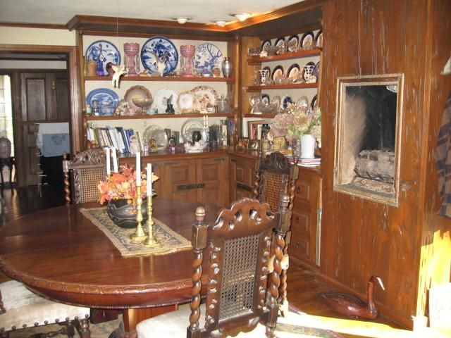 Dining room, Interior, Wood Texture Flooring