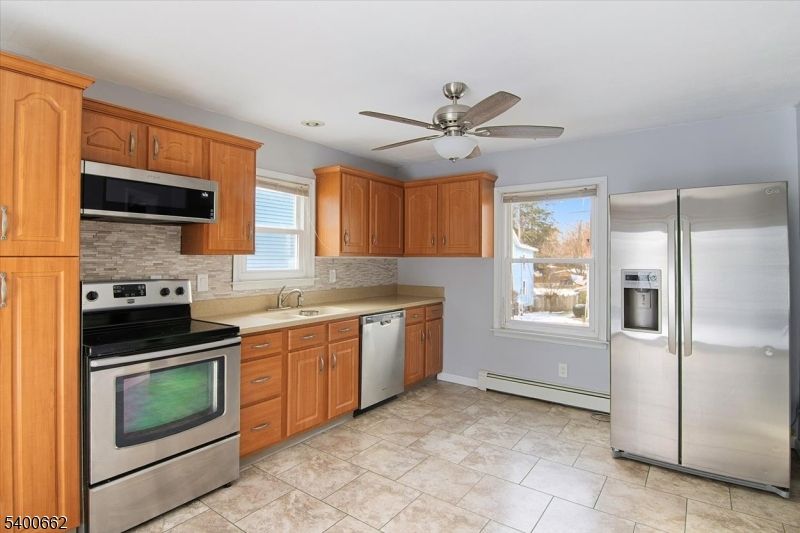 Interior, Kitchen, Recessed Lighting, Stainless Steel Appliances