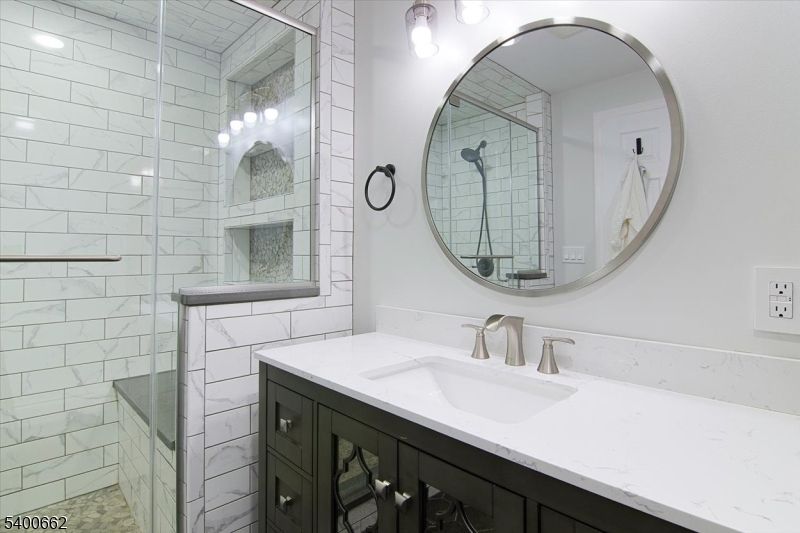 Bathroom, Glass Shower, Interior