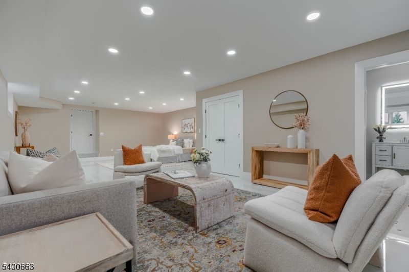 Interior, Living room, Recessed Lighting