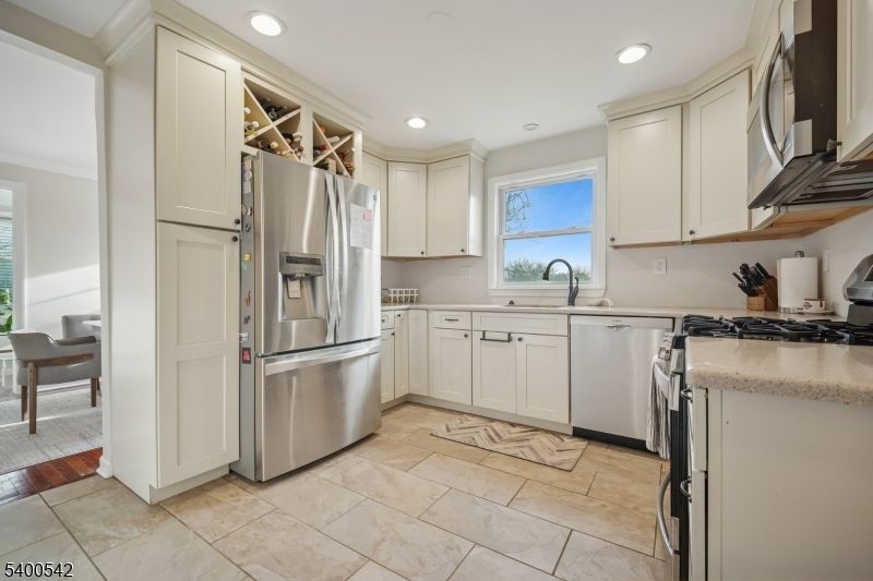 Interior, Kitchen, Recessed Lighting, Stainless Steel Appliances