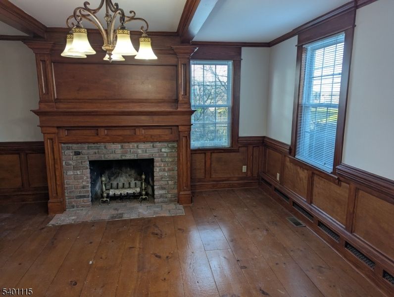 Fireplace, Interior, Piano, Wood Texture Flooring, Wooden Walls