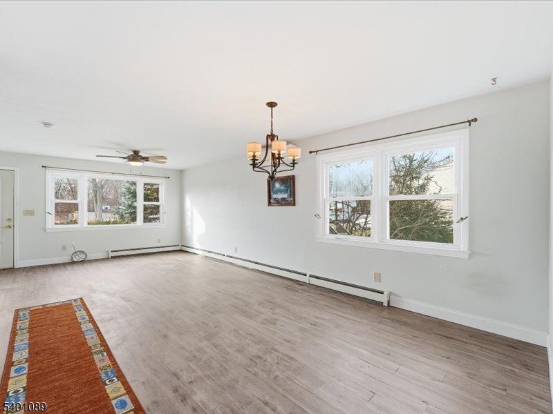 Chandelier, Empty room, Interior, Wood Texture Flooring