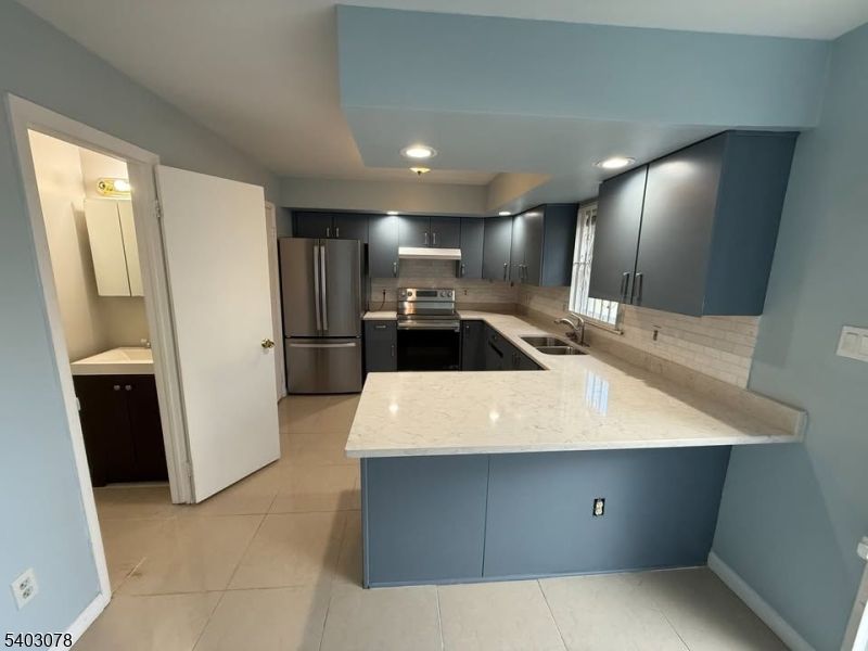 Interior, Kitchen, Recessed Lighting, Stainless Steel Appliances