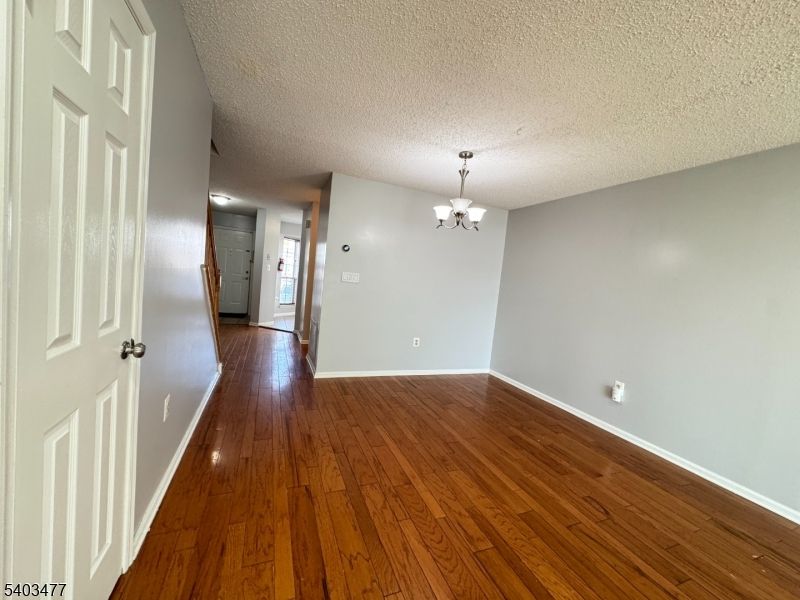 Chandelier, Empty room, Interior, Wood Texture Flooring