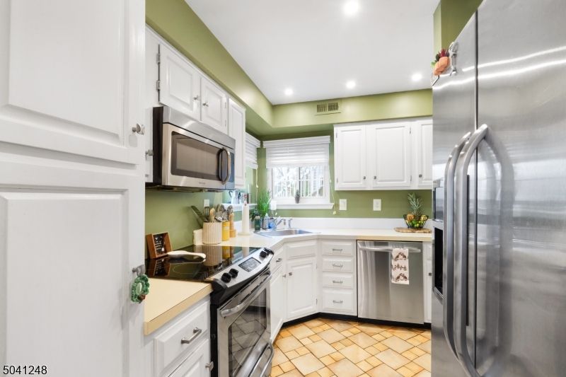 Interior, Kitchen, Recessed Lighting, Stainless Steel Appliances