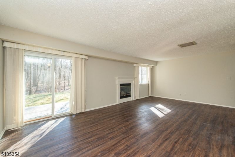 Empty room, Fireplace, Interior, Wood Texture Flooring