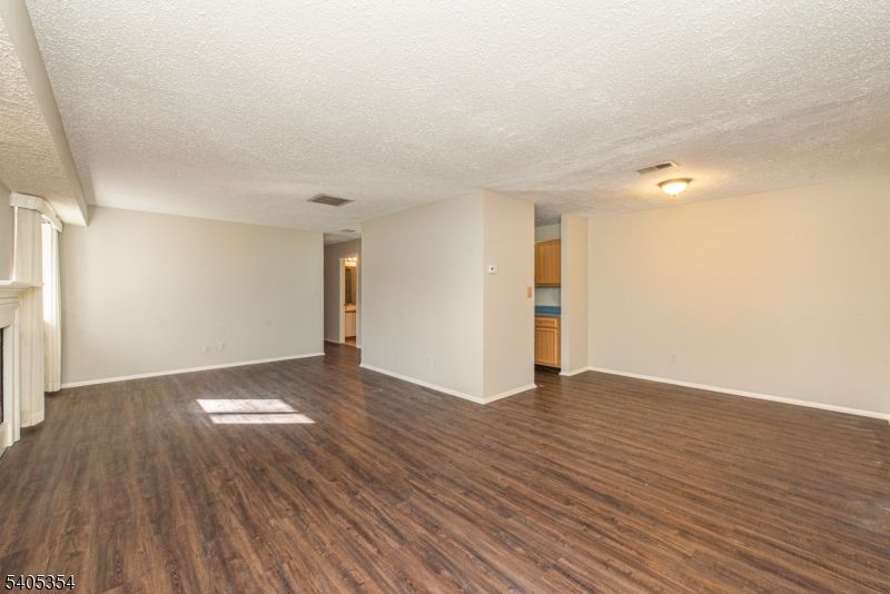 Empty room, Fireplace, Interior, Wood Texture Flooring