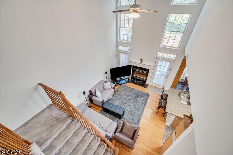 Fireplace, Interior, Living room, Wood Texture Flooring